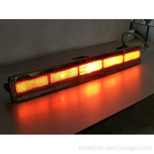 Cabinet controller infrared catalytic gas burner for powder coating oven